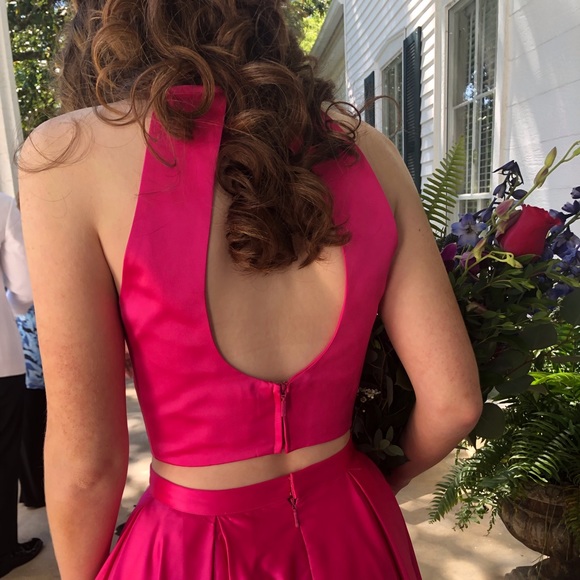 Sherri Hill | Dresses | Sherri Hill 5587 Hot Pink Prom Dress Pockets |  Poshmark